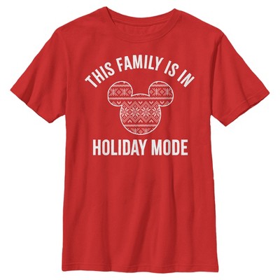 Boy's Disney This Family Is In Vacation Mode T-Shirt