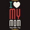 Men's Design By Humans Mother's Day I Love My Mom By tmsarts T-Shirt - 2 of 2