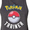 Women's Pokémon Pokémon Trainer Graphic Racerback Tank - Heather Charcoal - Small - 2 of 3