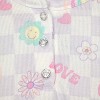 Sleep On It Girls 2-Piece Hacci Pajama Set with Matching Scrunchie - 4 of 4