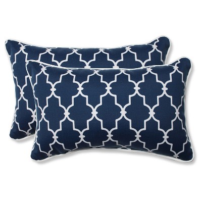 navy blue outdoor pillows
