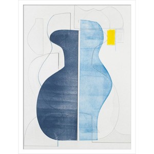 19" x 25" Pottery IV Forms by Rob Delamater - Amanti Art: Modern Giclee Print, Hardwood Frame, Wire Mount - 1 of 4