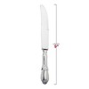 Smarty Had A Party Silver Baroque Plastic Dinner Knives - 240 pcs - 3 of 4