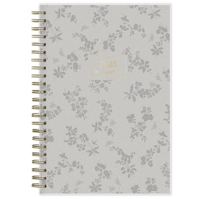 The Everygirl Planner January - December 2025 Frosted 5"x8" Weekly/Monthly Wirebound Marchesa Gray