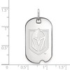 Black Bow Jewelry Sterling Silver Vegas Golden Knights NHL Pendant - 2 of 3