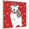 Amanti Art 30"x30" Festive Christmas III by Anne Tavoletti Framed Canvas Wall Art Print - 2 of 4