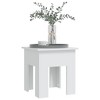 vidaXL Coffee Table White 15.7"x15.7"x16.5" Engineered Wood - 4 of 4