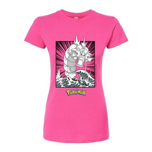 Women's - Pokémon - Gyradose Anime Fitted Graphic T-Shirt - 1 of 3