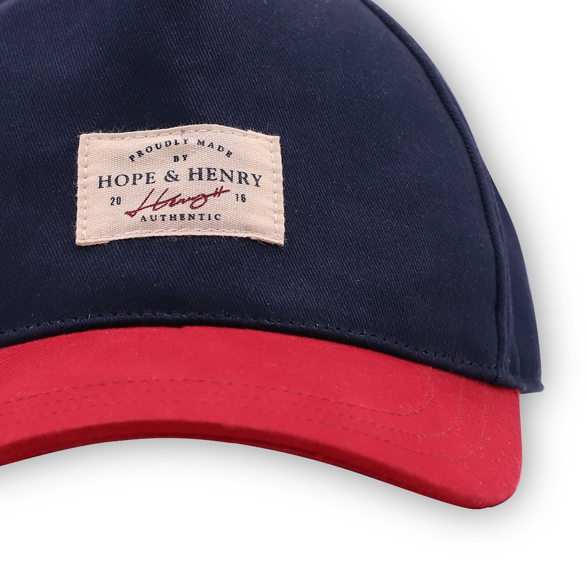 Hope & Henry Boys' Authentic Ball Cap With Logo, Kids - thumbnail 2