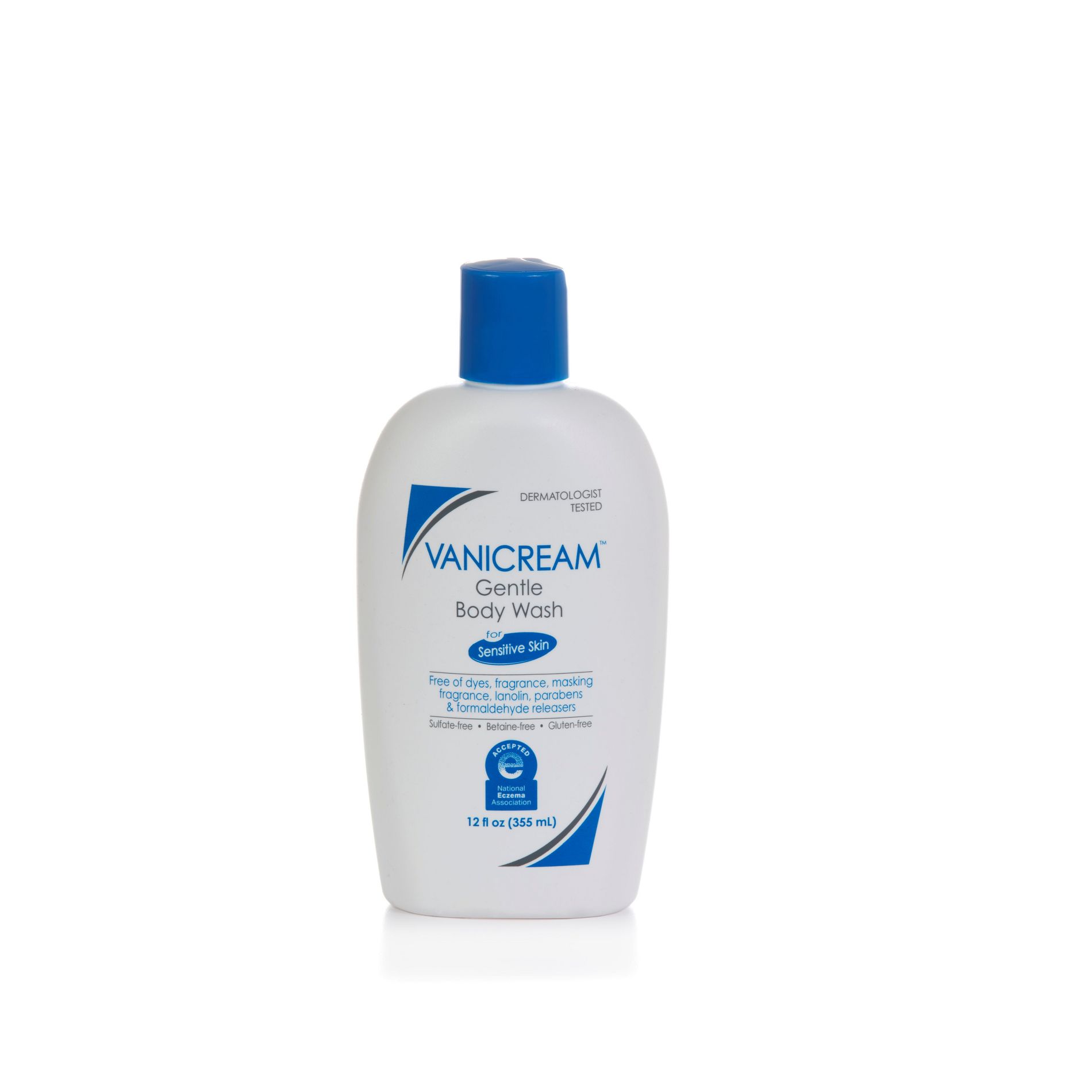 Vanicream Gentle Body Wash for Sensitive Skin - Unscented - 12 fl oz: Sulfate-Free, Paraben-Free, Hypoallergenic