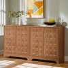 Hommoo 57.5-Inch Farmhouse Sideboard Buffet Cabinet with Storage - 4 of 4