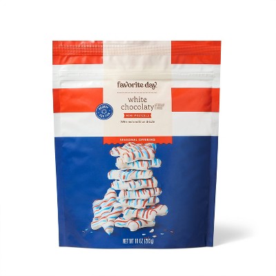 White Chocolaty Coated Star Shaped Pretzels - 10oz - Favorite Day™
