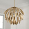 Capital Lighting Margeaux 1 - Light Pendant in  Buffed Gold - 4 of 4