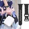 HTUTWOO Checkered Apple Watch Silicone Strap, Slim Sport Band 38/40/41/42/44/45/46/49mm for iWatch Series 11 10 9 8 7 6 5 4 3 2 1 SE Ultra - 2 of 4
