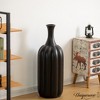 Uniquewise 35" Tall Fiberglass Floor Vase Modern Flower Holder for Pampas Grass Fake Plants & Floral Arrangements - 3 of 4
