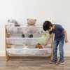 Humble Crew Kids' Journey Stuffed Animal Organizer Natural Wood: 3-Shelf Decorative Bookshelf, MDF Frame, 42" Width - 4 of 4