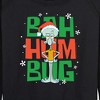 Women's - SpongeBob SquarePants - Squidward Bah Humbug Lightweight French Terry Wide Neck Long Sleeve Shirt - 2 of 4