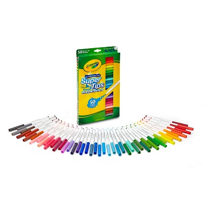 Crayola Supertips Markers Washable 50ct