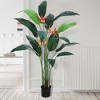 Modern Decor Artificial Bird of Paradise Tree for Indoor Outdoor Home Office Perfect Housewarming Gift - 2 of 4