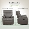 Electric Zero Gravity Recliner Chair with USB & Type-C Charging Ports and Side Storage Pocket - 3 of 4
