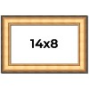 PosterPalooza | Photo Size Traditional Gold Picture Frame - UV Acrylic, Foam Board Backing, Hanging Hardware - 2 of 4