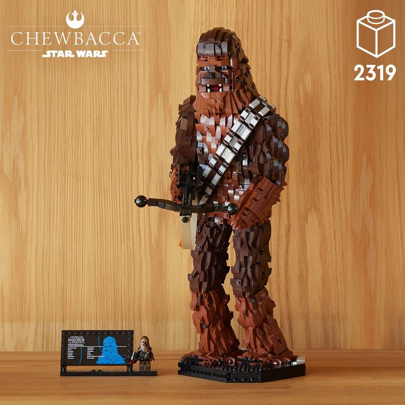 LEGO Star Wars Chewbacca Figure May the 4th Collectible Building Set 75371, 3 of 10