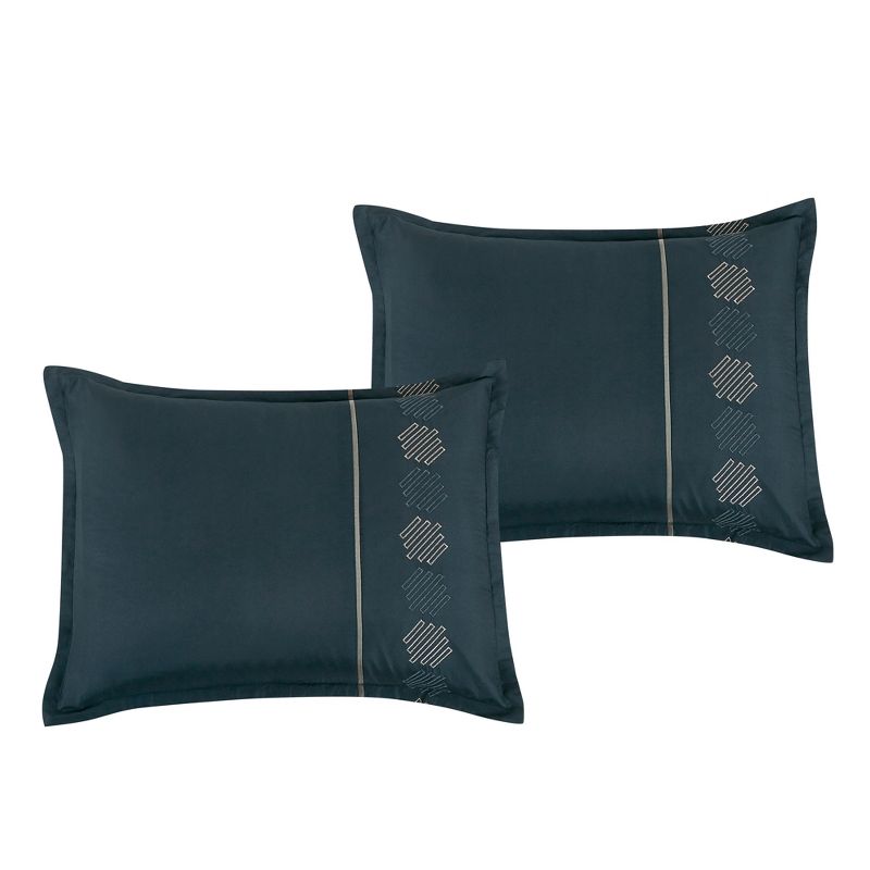Esca Eulanda Elegant & Stylish 7pc Comforter Set:1 Comforter, 2 Shams, 2 Cushions, 1 Decorative Pillow, 1 Breakfast Pillow, 5 of 6