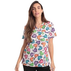 Just Love Women's Scrub Tops / Holiday Scrubs / Nursing Scrubs for Christmas - 1 of 3