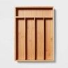 Bamboo 5 Compartment Flatware Drawer Organizer Brown - Brightroom™ - image 3 of 3