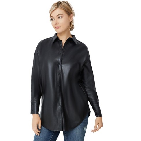 Faux Leather Top : Target