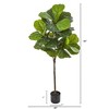 Nearly Natural 54-in Fiddle Leaf Artificial Tree (Real Touch) - image 2 of 2