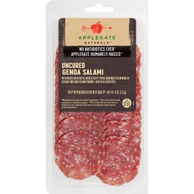 Applegate Natural Uncured Genoa Salami - 4oz