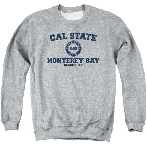 California State University Monterey Bay Official Circle Logo Adult Crewneck Sweatshirt - 1 of 4