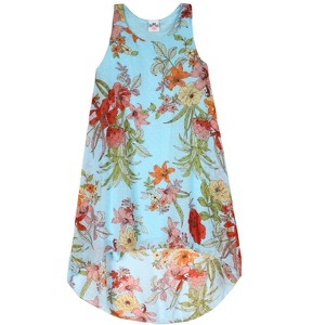 Paradise Dreams Sleeveless Hi-Lo Dress Mia Belle Girls - 1 of 4