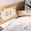 Deny Designs King Iveta Abolina Retro Florals 70s Cream Pillow Shams - 2 of 3