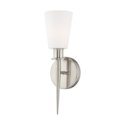 Livex Lighting Witten 1 - Light Wall Light in  Brushed Nickel