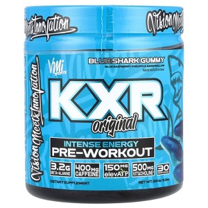 VMI Sports KXR Original, Intense Energy Pre-Workout, Blue Shark Gummy, 9.3 oz (264 g) - 1 of 2