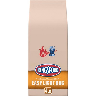 Kingsford 4lb Easy Light Bag: Patio-Ready Solid Fuels, 13.0" Height, 6.5" Width Briquettes