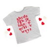 The Juniper Shop Vday Alphabet Toddler Short Sleeve Tee - 2 of 2