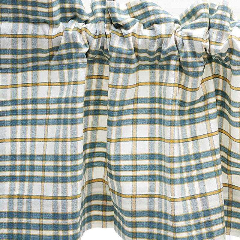 C&F Home Simmons Plaid White Valance Collection, 3 of 5