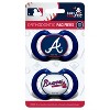 BabyFanatic Officially Licensed Pacifier 2-Pack - MLB Atlanta Braves - 3 of 4