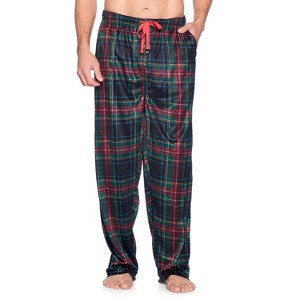 Ashford & Brooks Men's Mink Fleece Sleep Lounge Pajama Pants - 1 of 4
