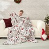 Cozy Bliss Christmas Gnome Throw Blanket – Ultra Soft Plush Bed Blanket for Holiday Home Decor - 4 of 4