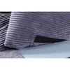 Chic Crate-Soft Compression Bean Bag Lounge Chair – Recliner for Living Room & Bedroom, Stylish Gray Accent Seating with Memory Foam Padding - 4 of 4