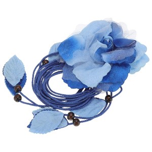 Unique Bargains Women's Flower Tie Adjustable Waist Belt 1 Pc - 1 of 4