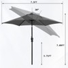 Ainfox 7.5ft Patio Umbrella Without Lights - 2 of 4