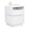 NicBex Modern Rotatable Nightstand Bedside Table with 2 Drawers for Bedroom and Living Room - 3 of 4