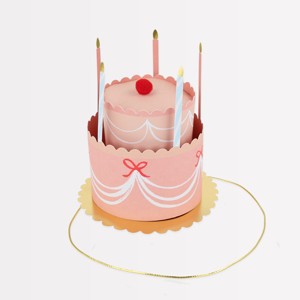 Meri Meri Fancy Cake Party Hats (Pack of 8) - 1 of 3