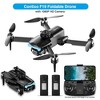 Contixo F19 Drone, 1080P HD Camera, Foldable RC Quadcopter, Obstacle Avoidance, Follow Me - Black - image 3 of 4