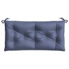 vidaXL Garden Bench Cushion Navy Blue 43.3"x19.7"x2.8" Oxford Fabric - 2 of 4